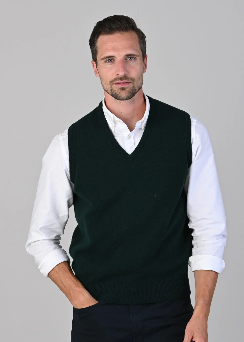 Leven 2 Ply Lambswool Slipover