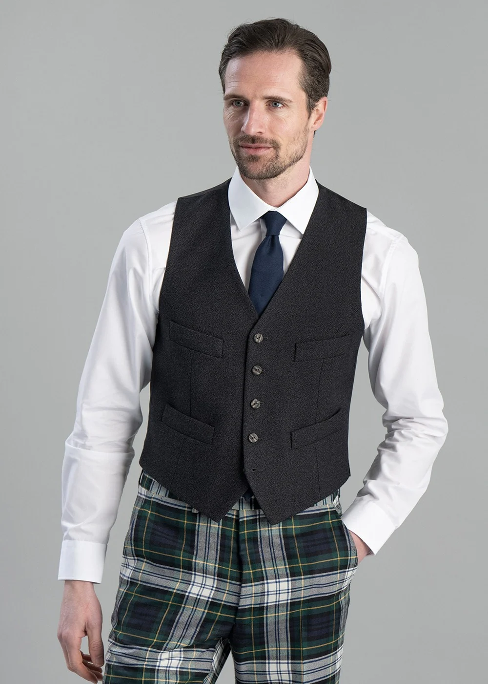 Tweed Argyll Waistcoat - Image 3