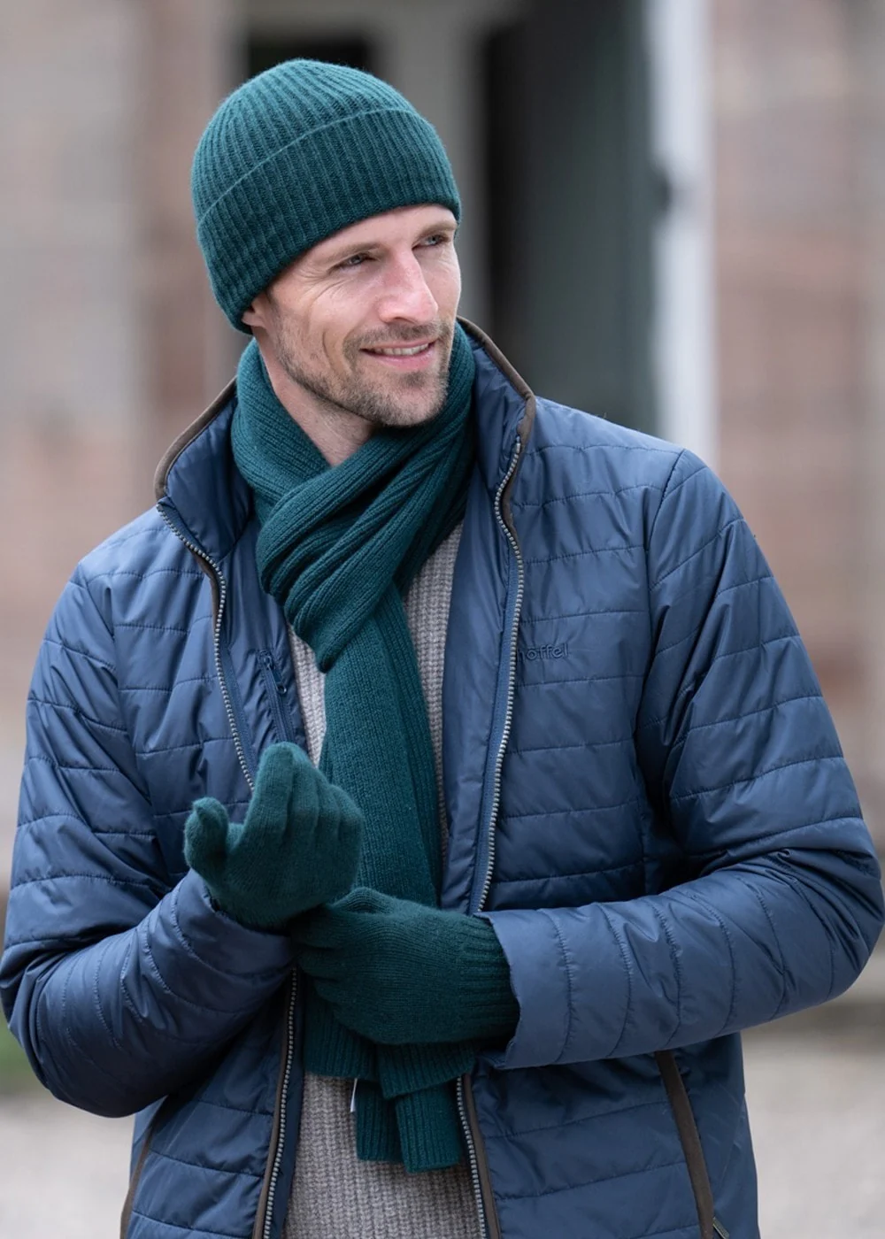 Cashmere Ribbed Scarf - Image 2