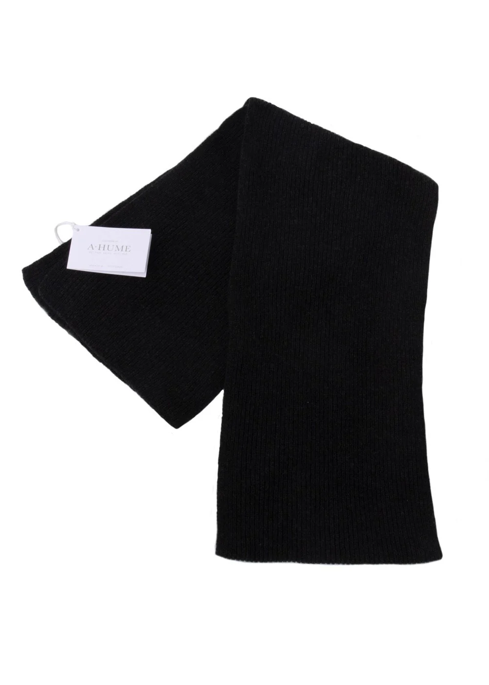 Cashmere Ribbed Scarf - Image 2