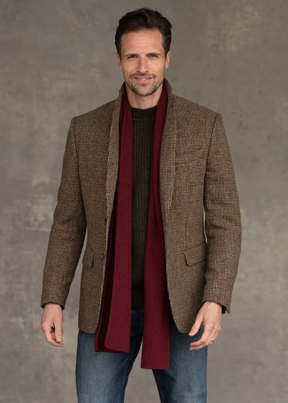 Cashmere Ribbed Scarf - Image 2