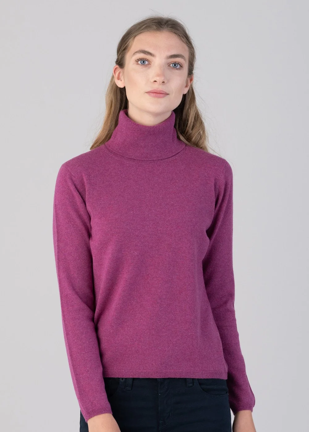 Millie Cashmere Roll Collar - Image 10
