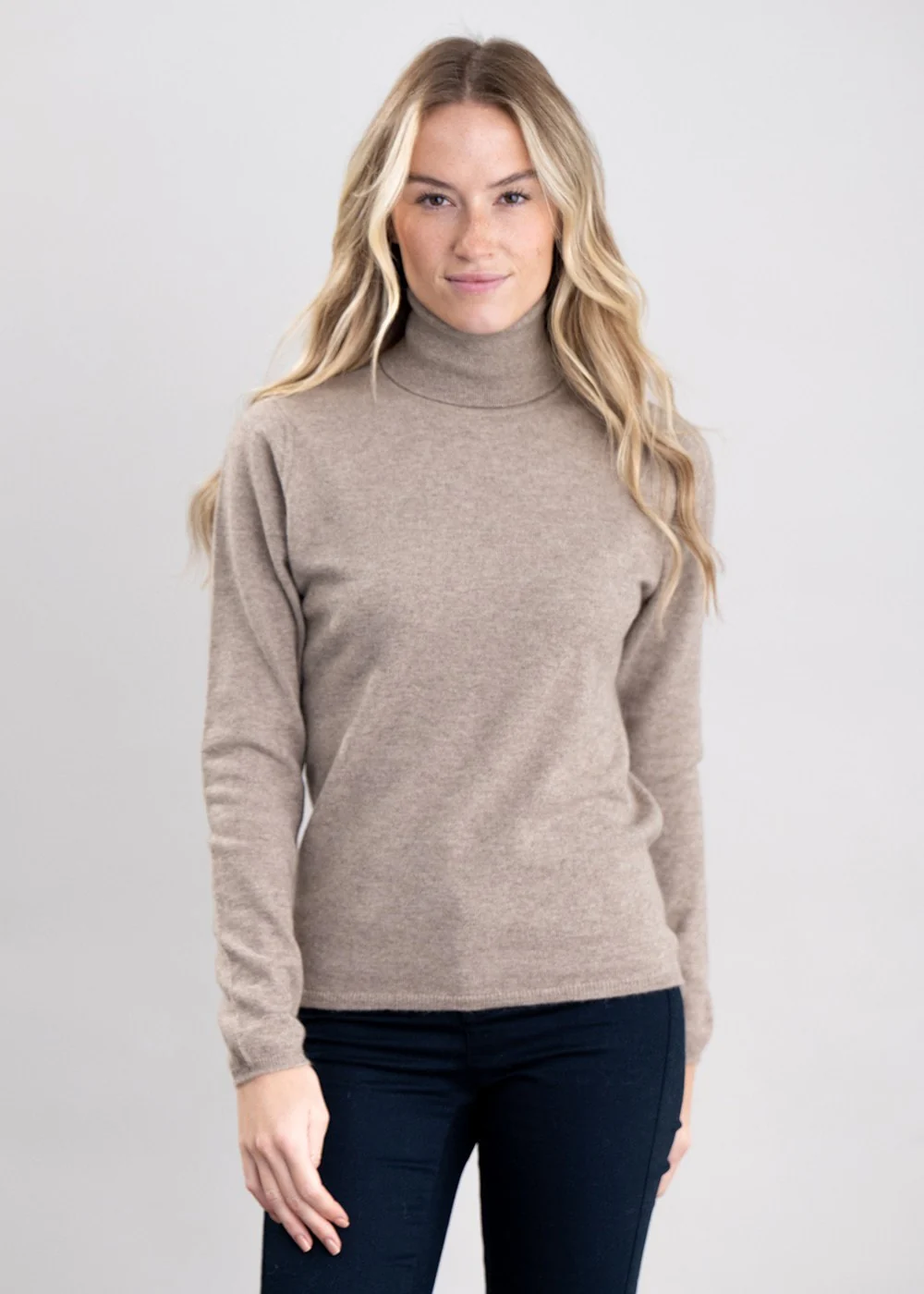 Millie Cashmere Roll Collar