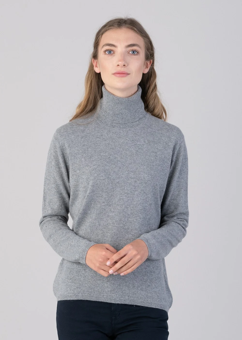 Millie Cashmere Roll Collar - Image 9