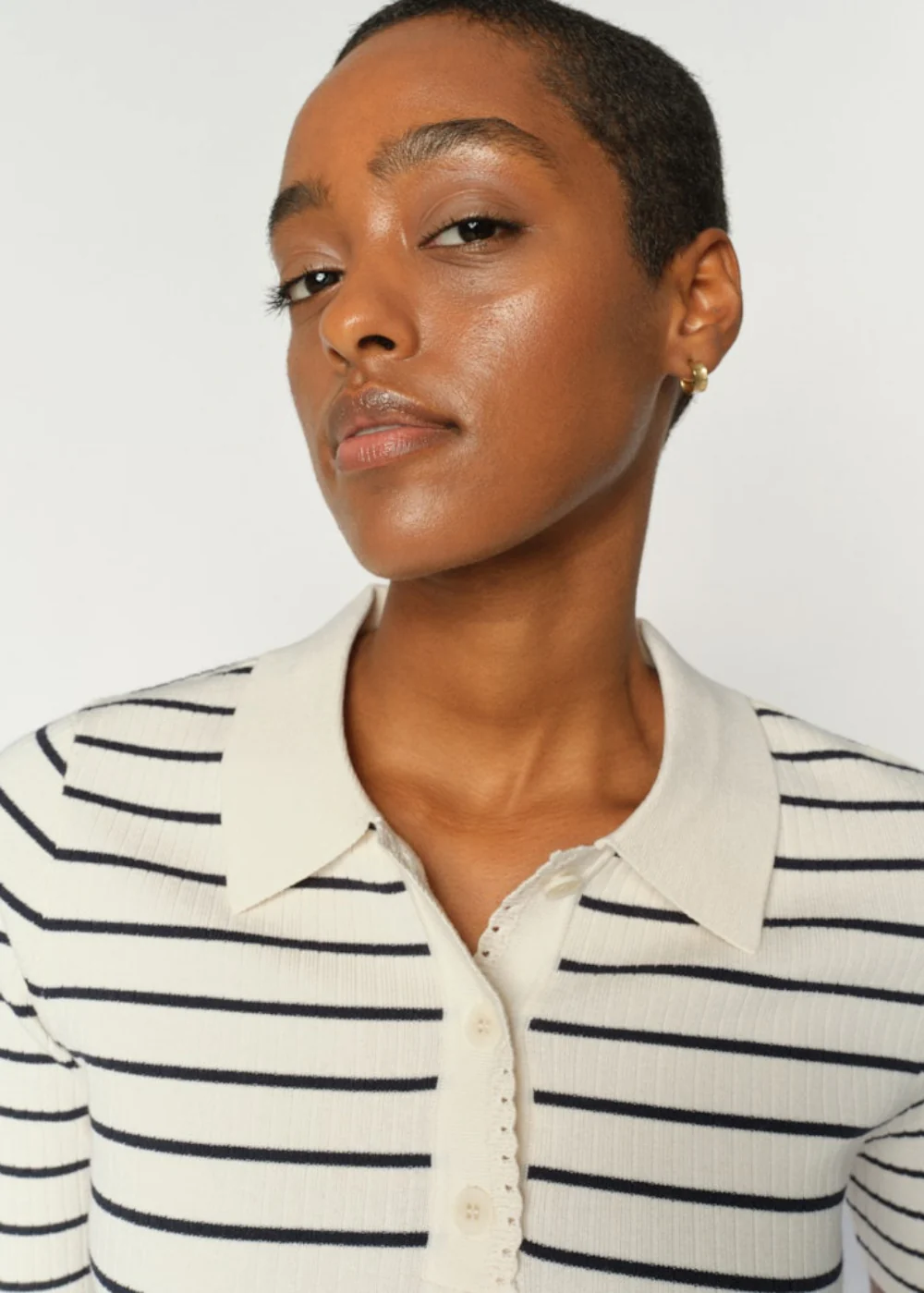 MMCaliz Stripe Short Sleeve Knit - Image 2