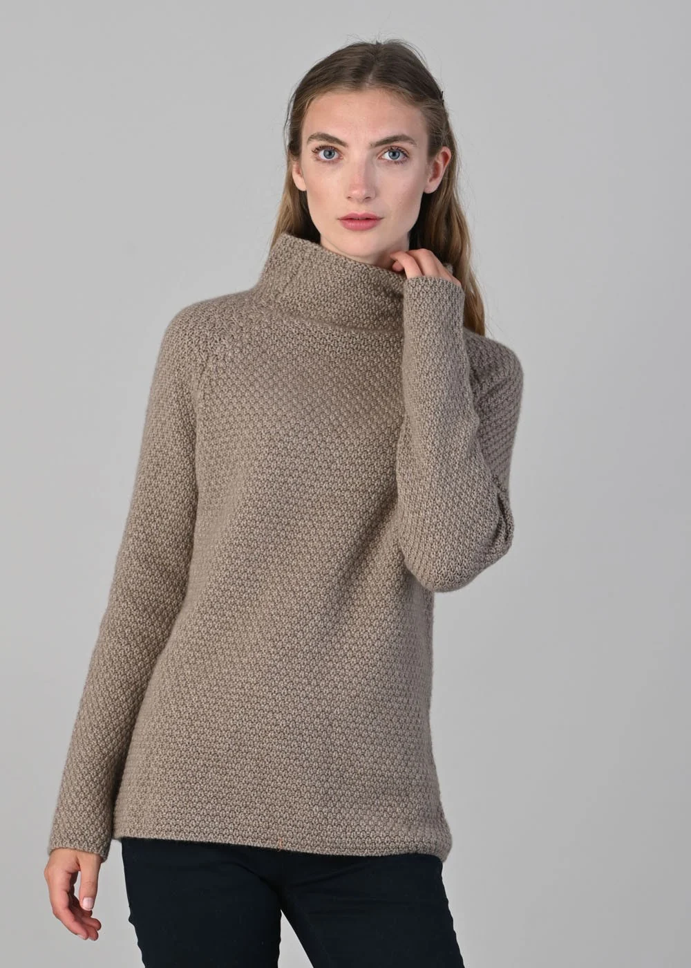 Olivia Cashmere Funnel Neck
