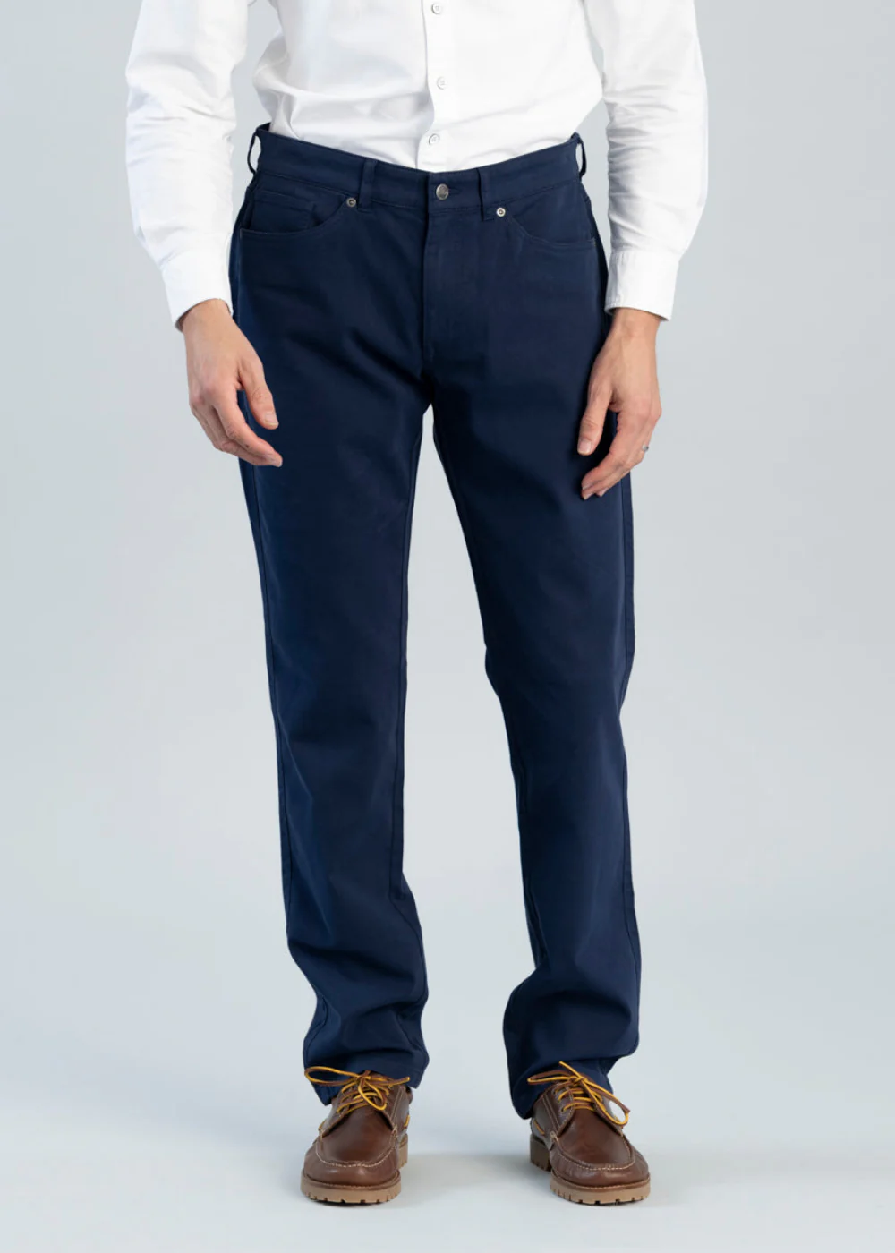 Crown Cotton Canvas Five Pocket Trousers - Image 2