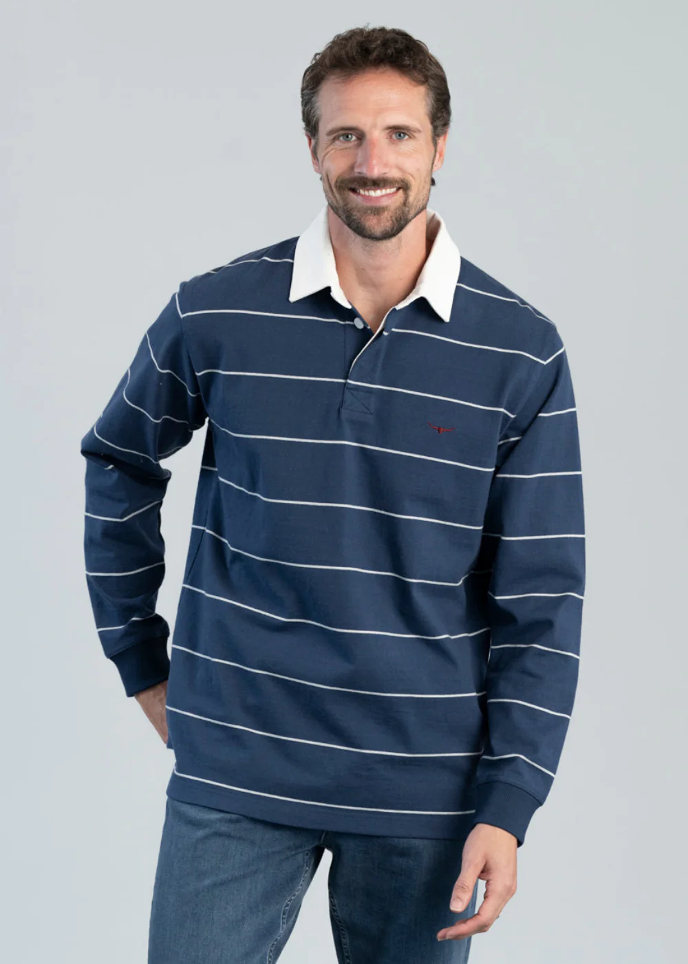 Albany Stripe Rugby Shirt