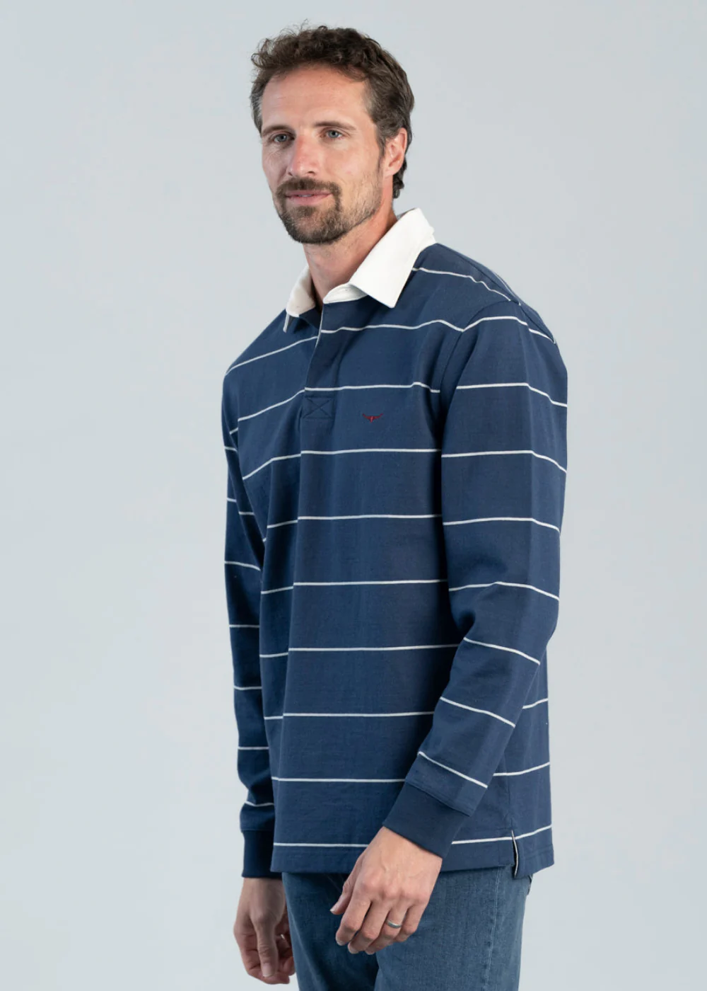 Albany Stripe Rugby Shirt - Image 2