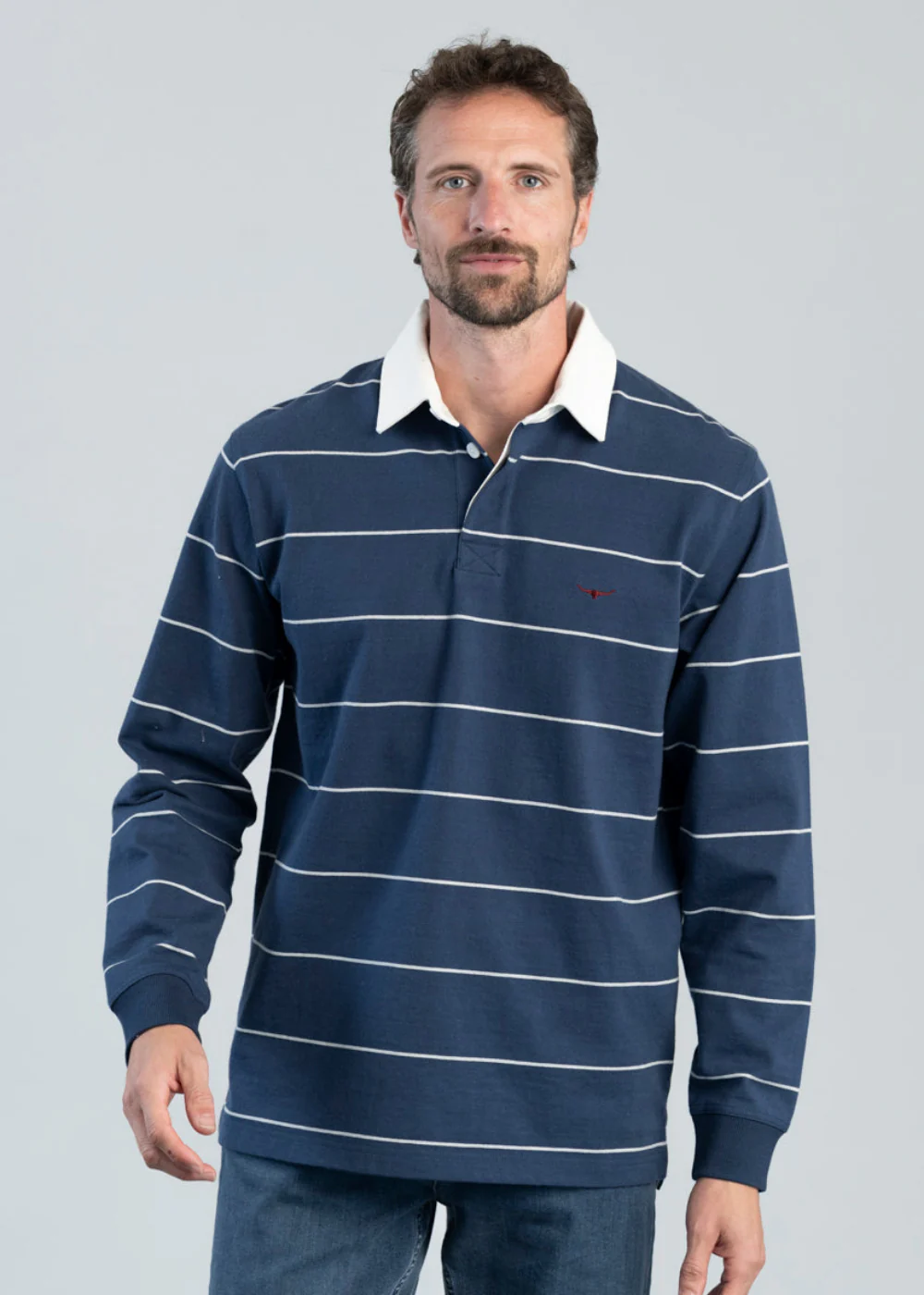 Albany Stripe Rugby Shirt - Image 4