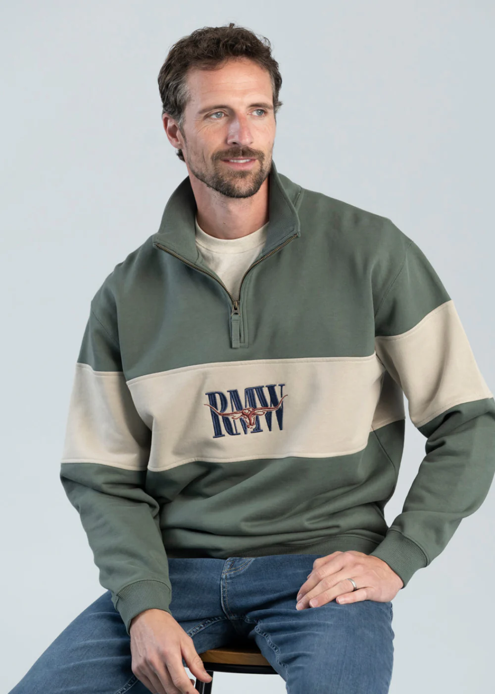 Heritage 1/4 Zip Sweatshirt - Image 2