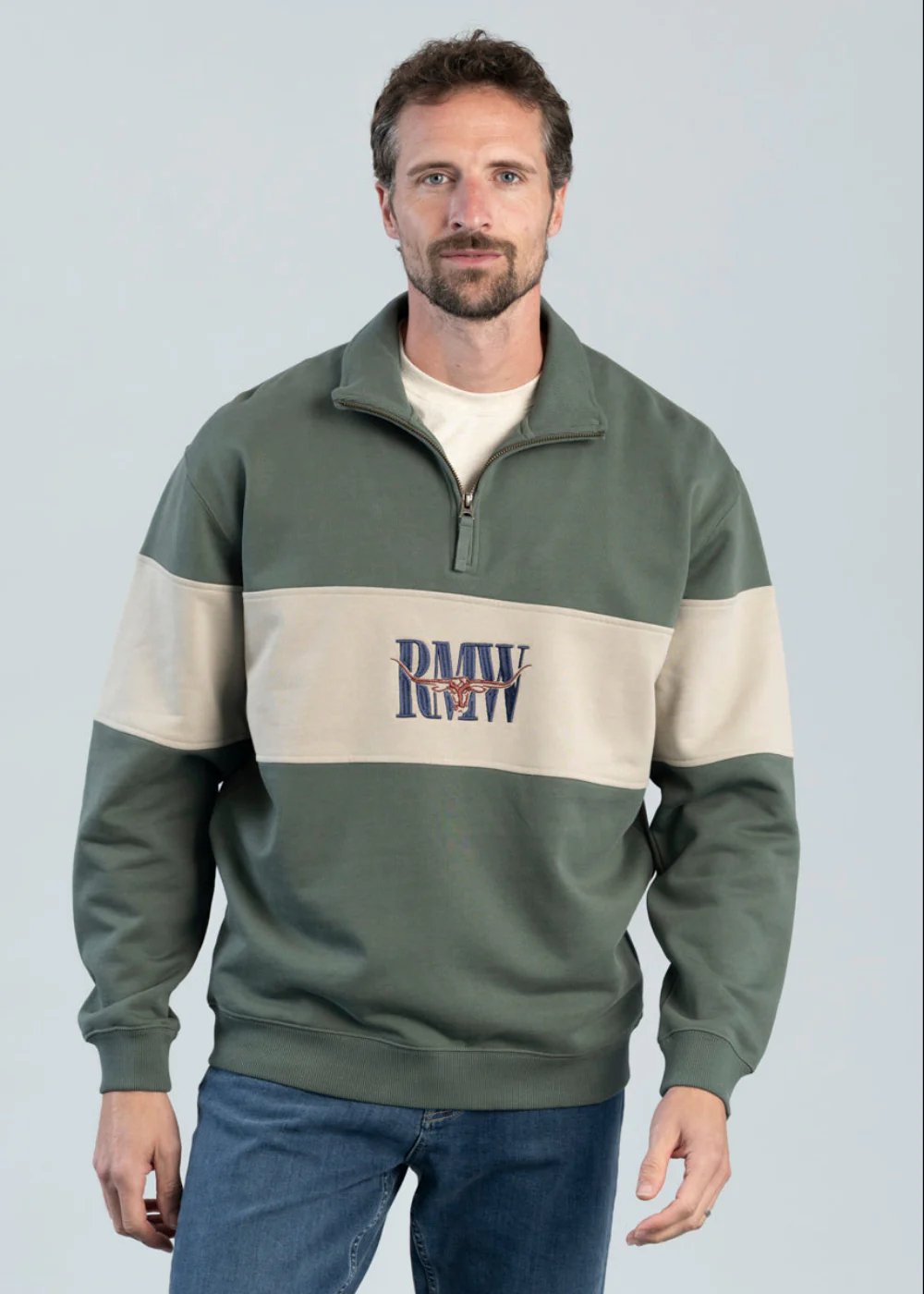 Heritage 1/4 Zip Sweatshirt - Image 4