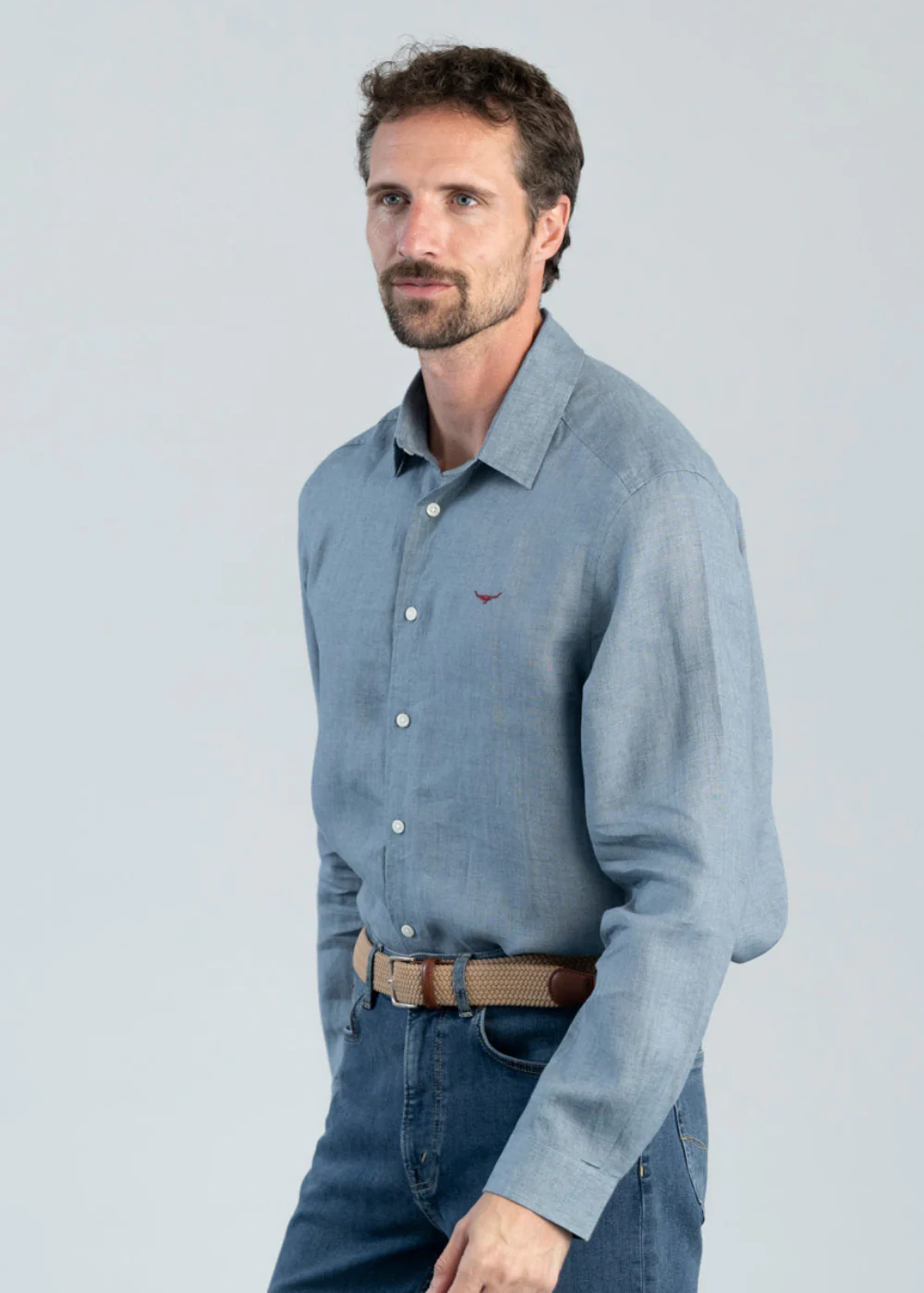 Newman Classic Linen Shirt - Image 3