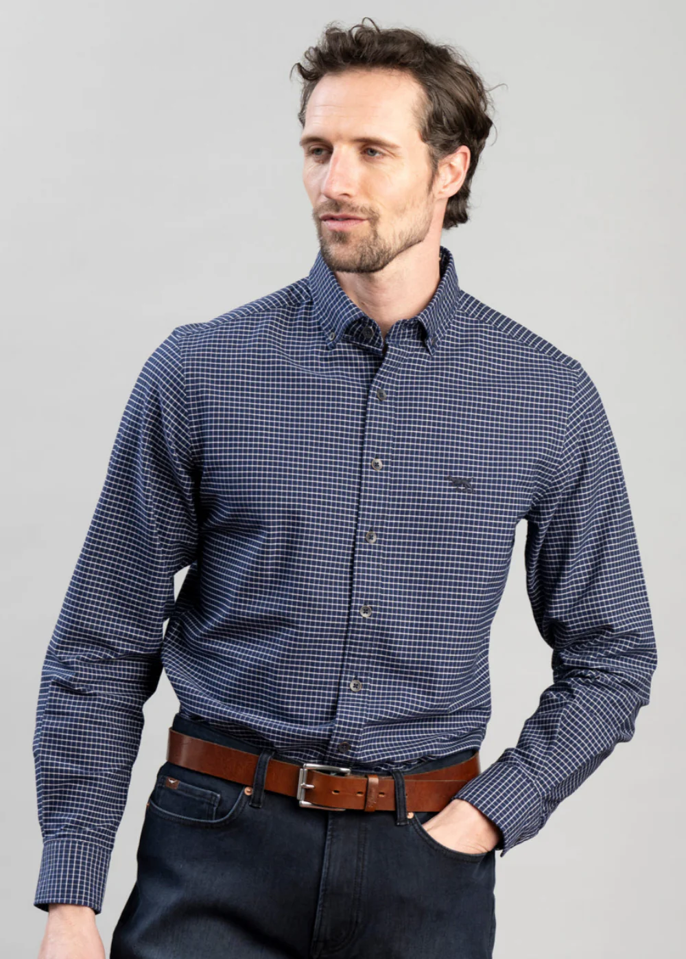 Gunn Check Oxford 5 Shirt - Image 4
