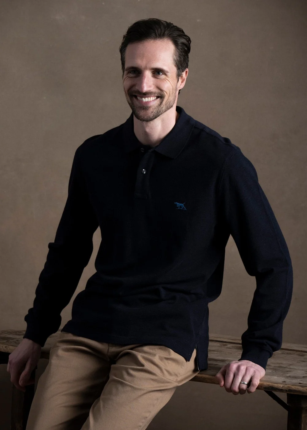 Gunn Long Sleeved Polo - Image 8