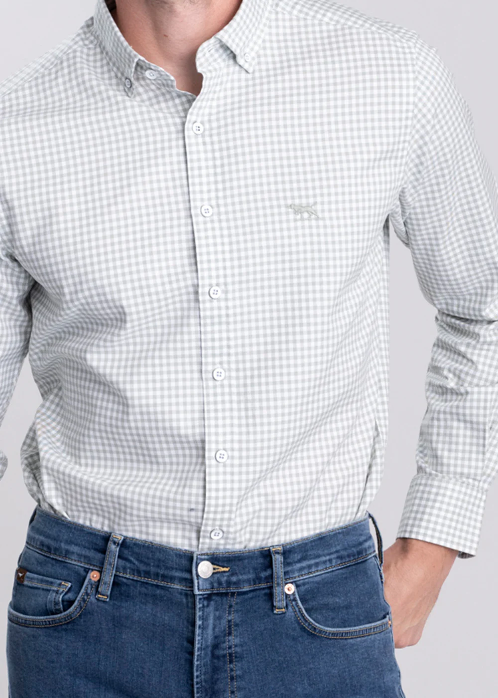 Gunn Oxford Checked Shirt - Image 5