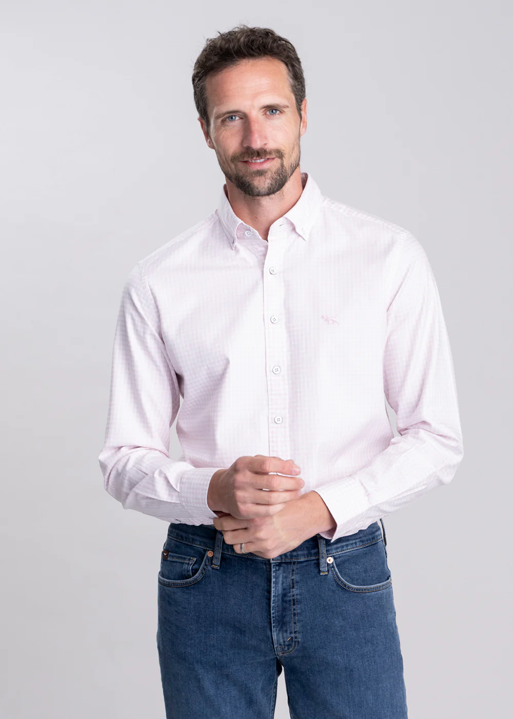 Gunn Oxford Checked Shirt - Image 3