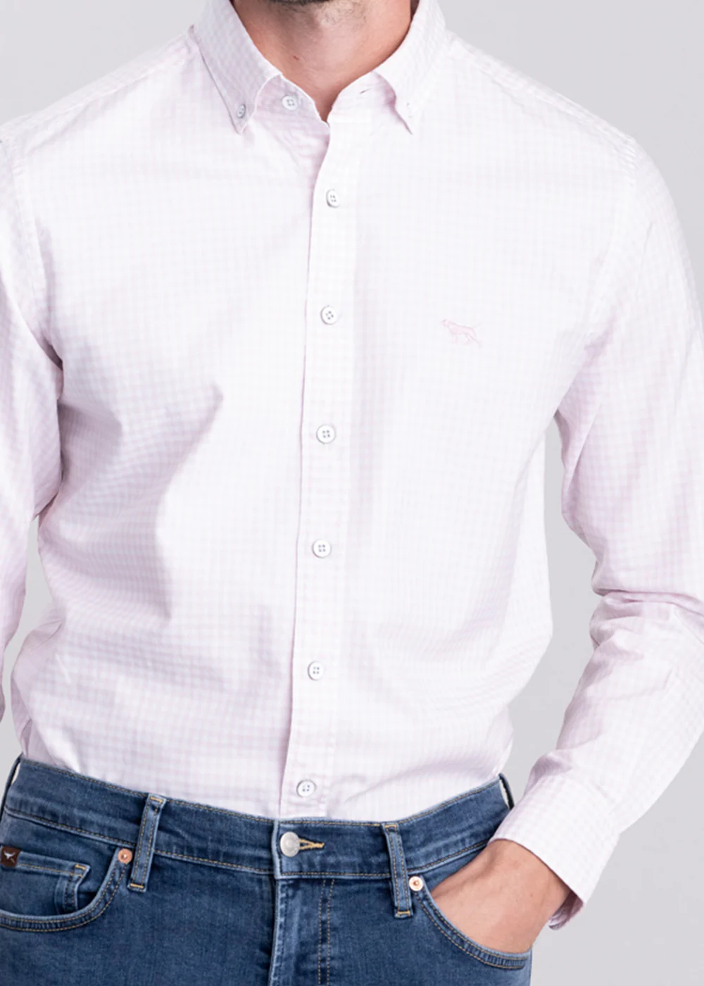 Gunn Oxford Checked Shirt - Image 5