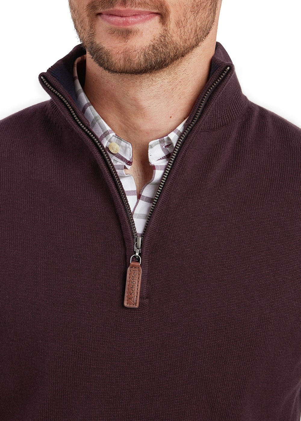 Calton Cotton Cashmere 1/4 Zip Jumper - Image 5
