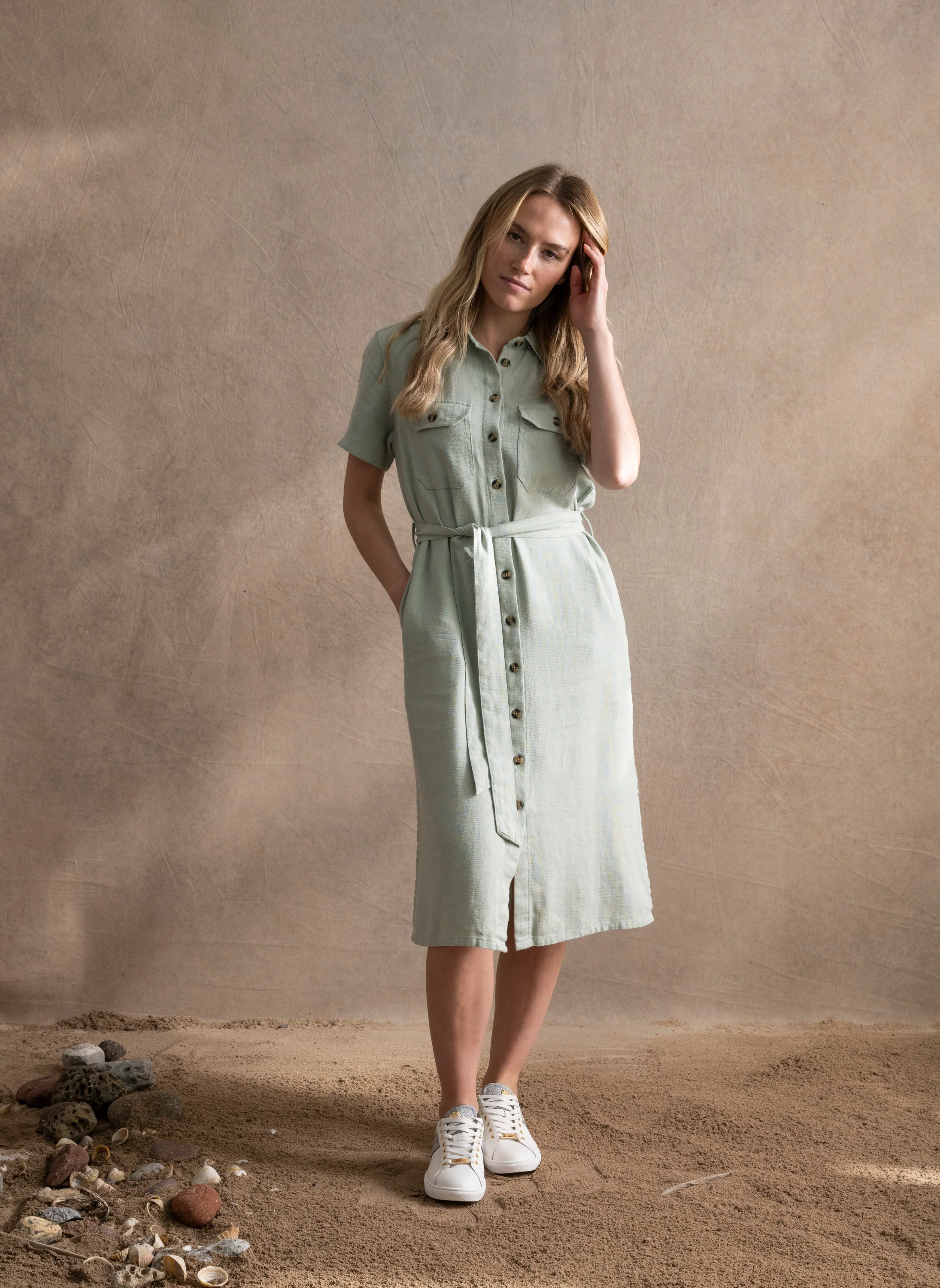 Daisy Linen Dress - Image 2