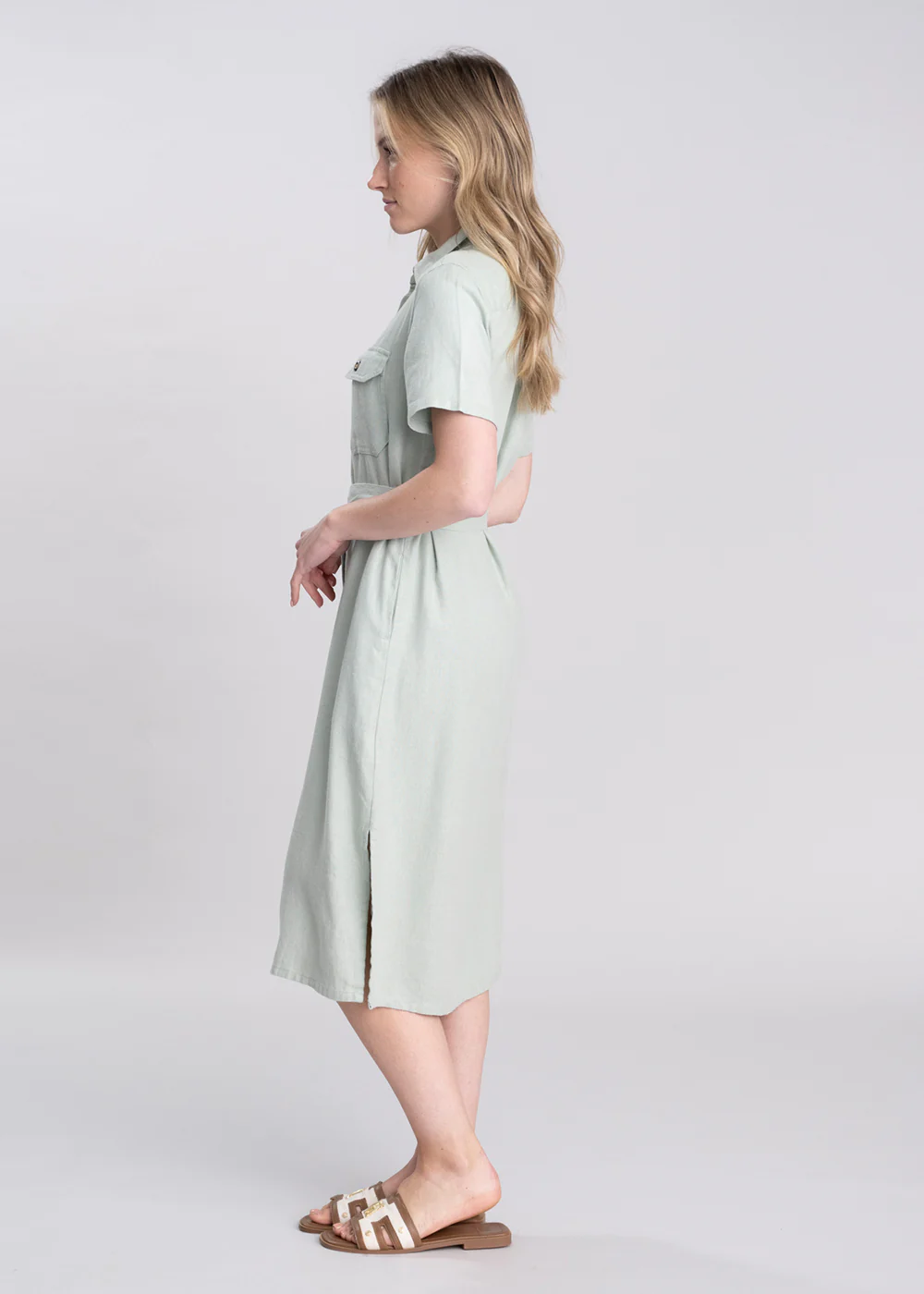 Daisy Linen Dress - Image 3