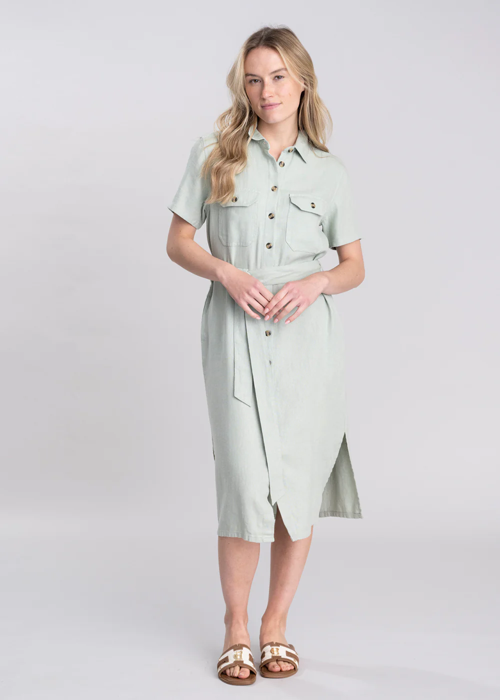 Daisy Linen Dress - Image 4