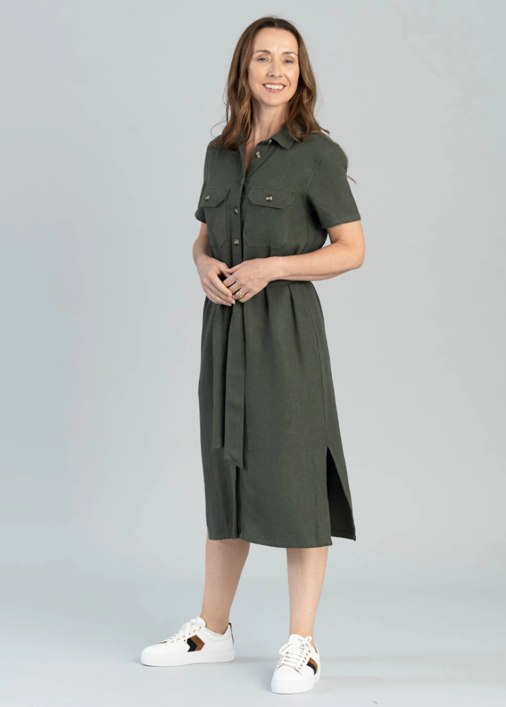 Daisy Linen Dress - Image 3