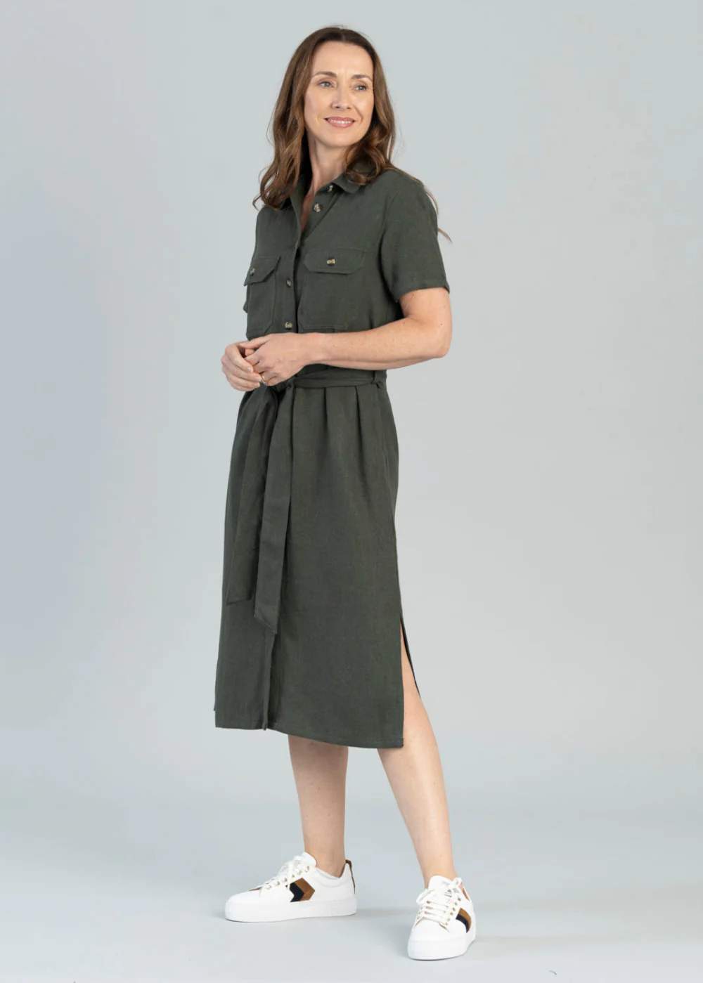 Daisy Linen Dress - Image 4