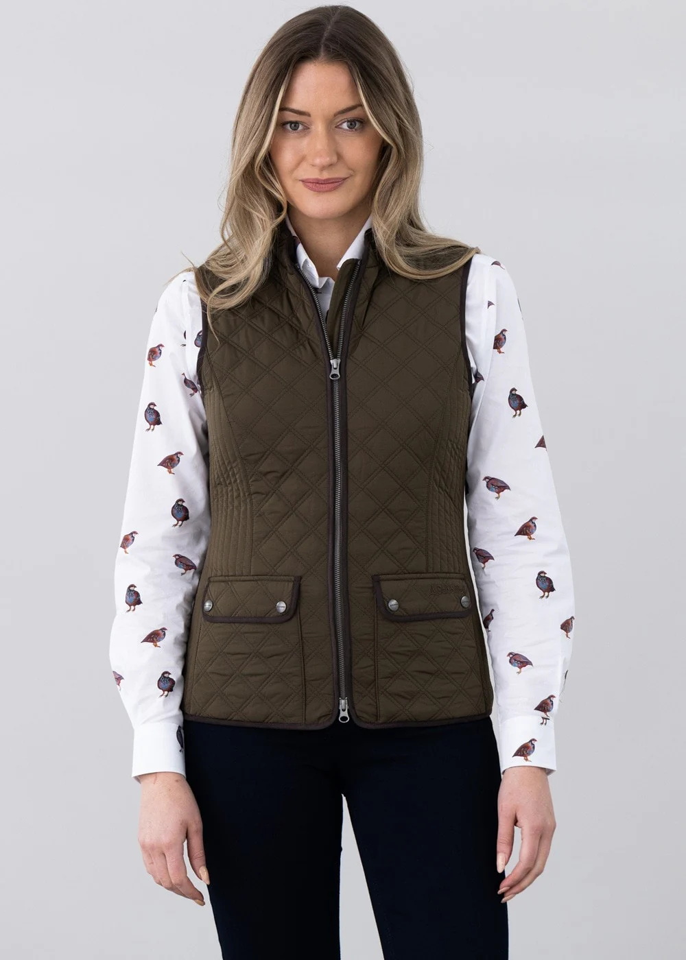 Ladies Quilted Gilet - Image 2