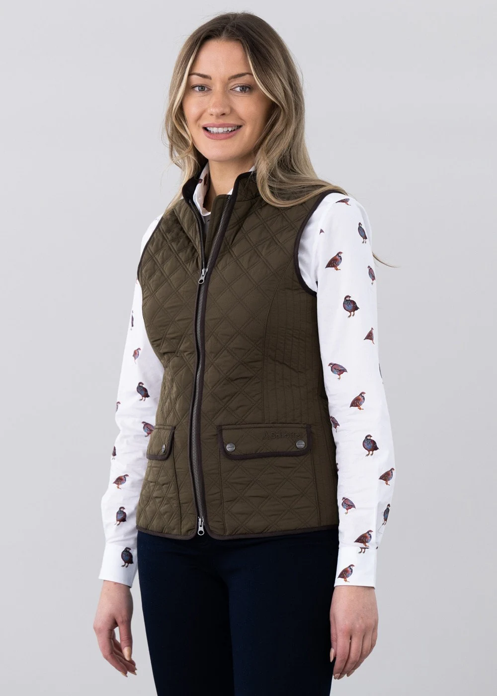 Ladies Quilted Gilet - Image 3