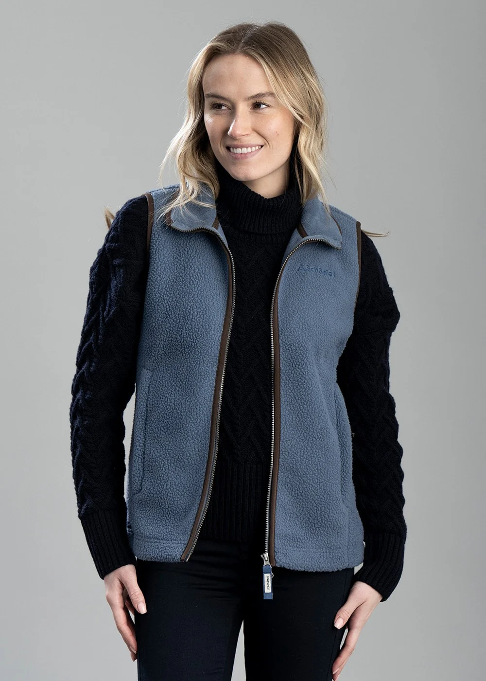 Lyndon Retro Fleece Gilet - Image 2