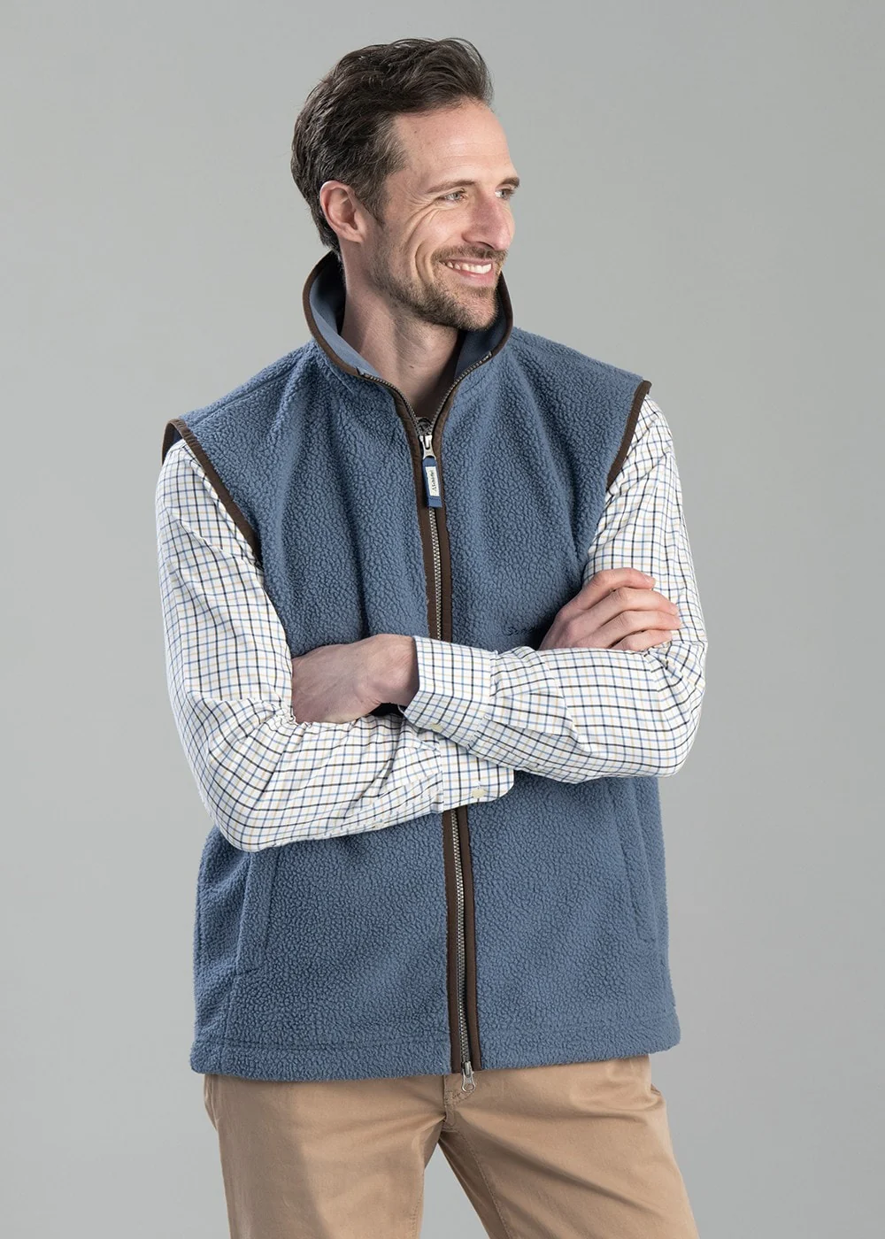 Oakham Retro Fleece Gilet - Image 4