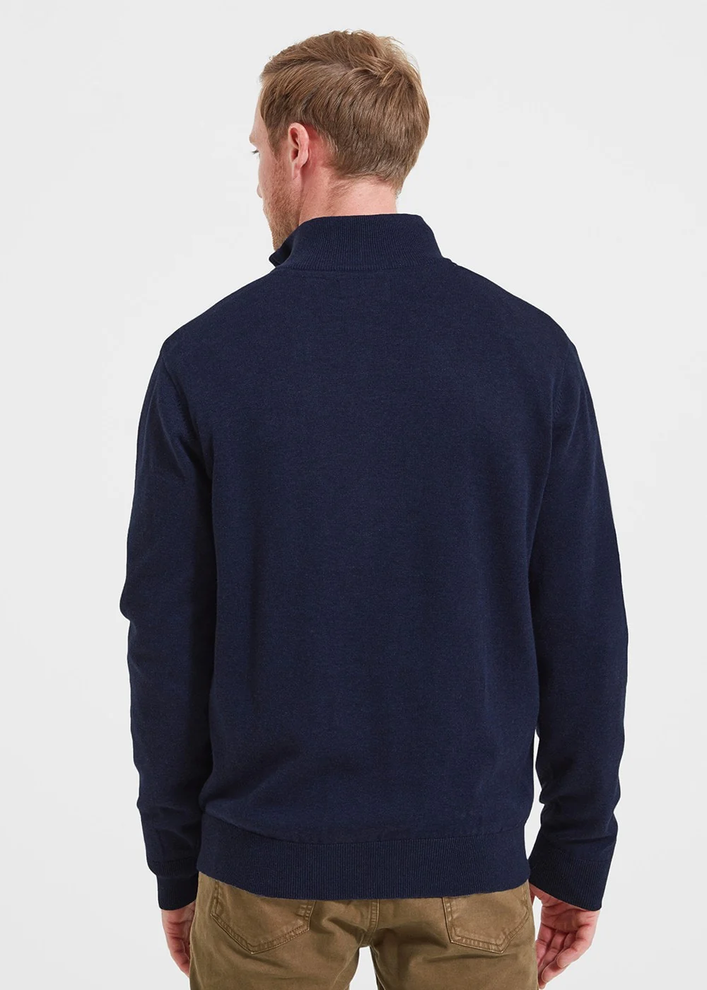 Porthmeor Pima Cotton Quarter Zip - Image 3