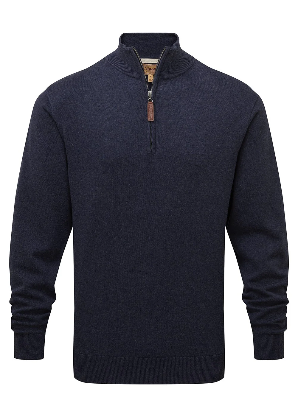 Porthmeor Pima Cotton Quarter Zip - Image 5