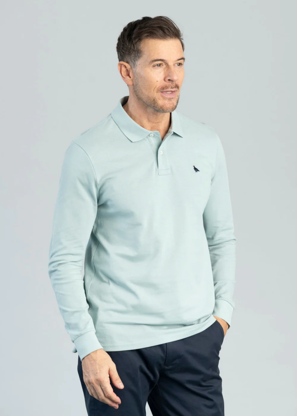 St Ives Long Sleeved Polo Shirt - Image 3
