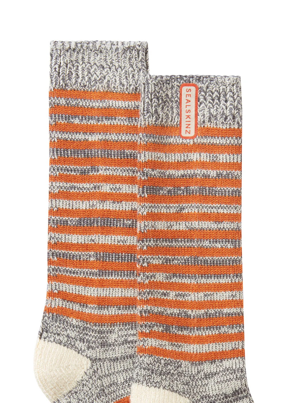 Attleborough Bamboo Mid Length Lightweight Stripe Socks - Image 2