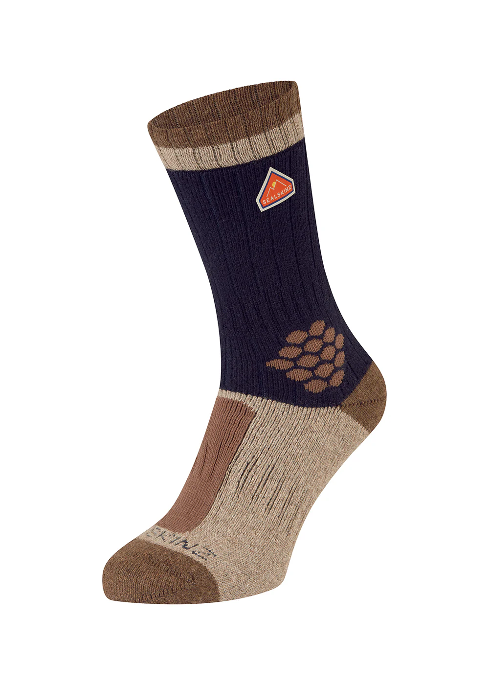 Gresham Recycled Wool Mid Colour Block Socks - Image 2