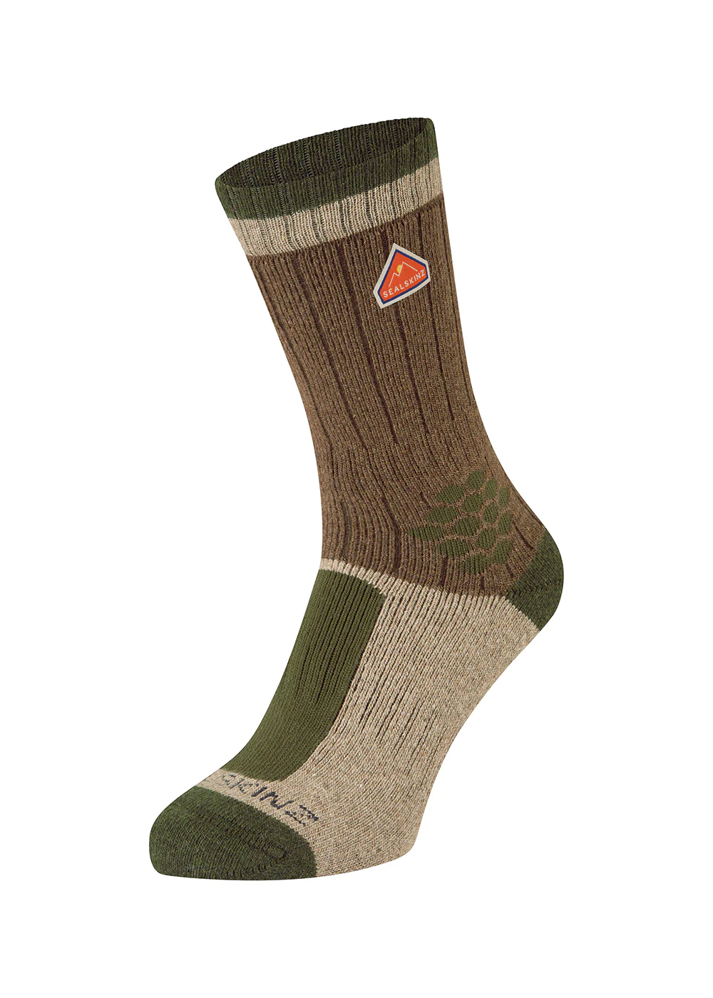 Gresham Recycled Wool Mid Colour Block Socks - Image 3