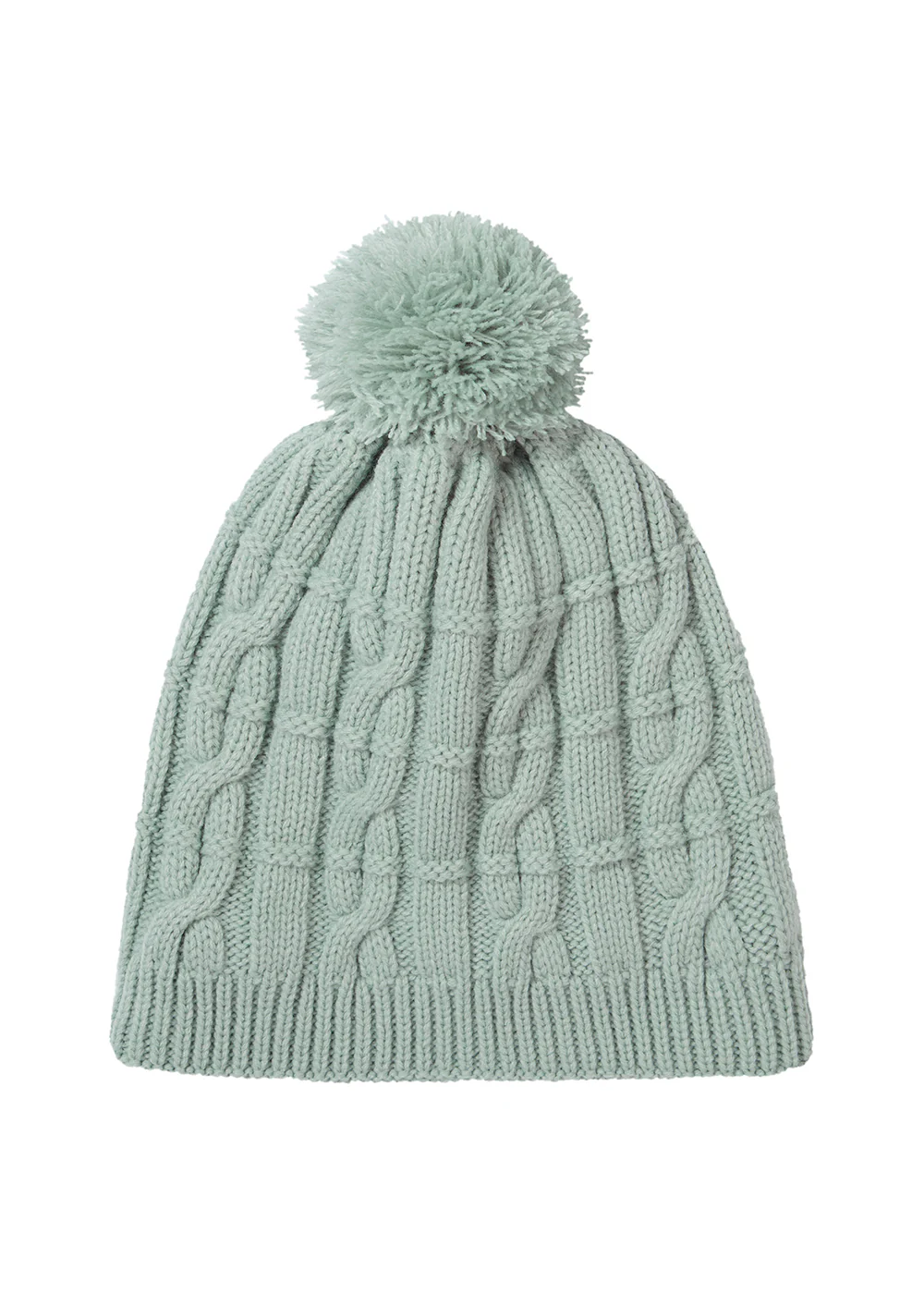 Hemsby Waterproof Cold Weather Cable Knit Bobble Hat - Image 2