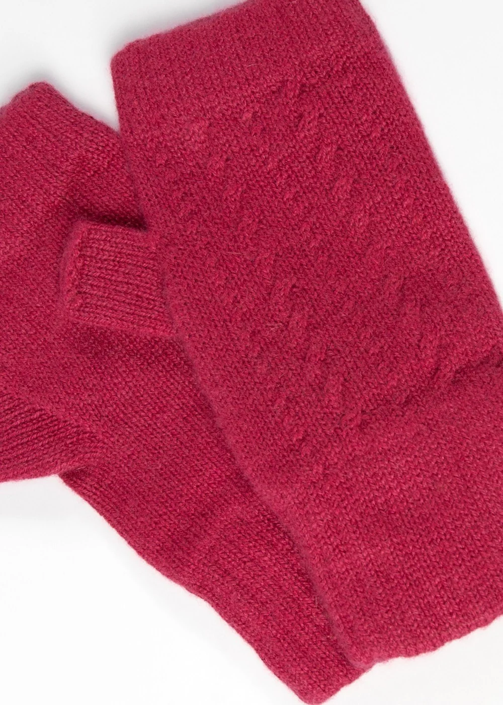Briar Cashmere Fingerless Mittens - Image 2