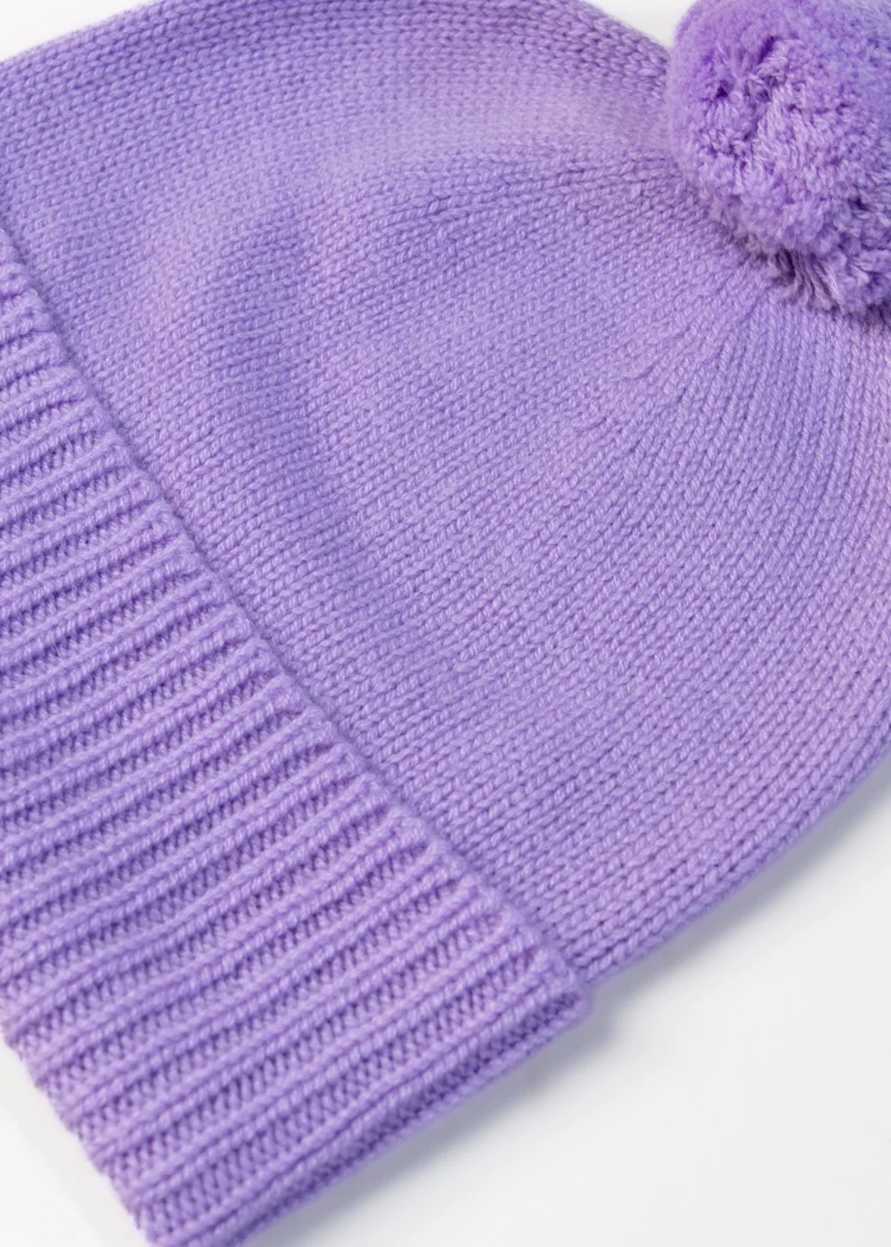 Briar Cashmere Pom Pom Beanie - Image 2