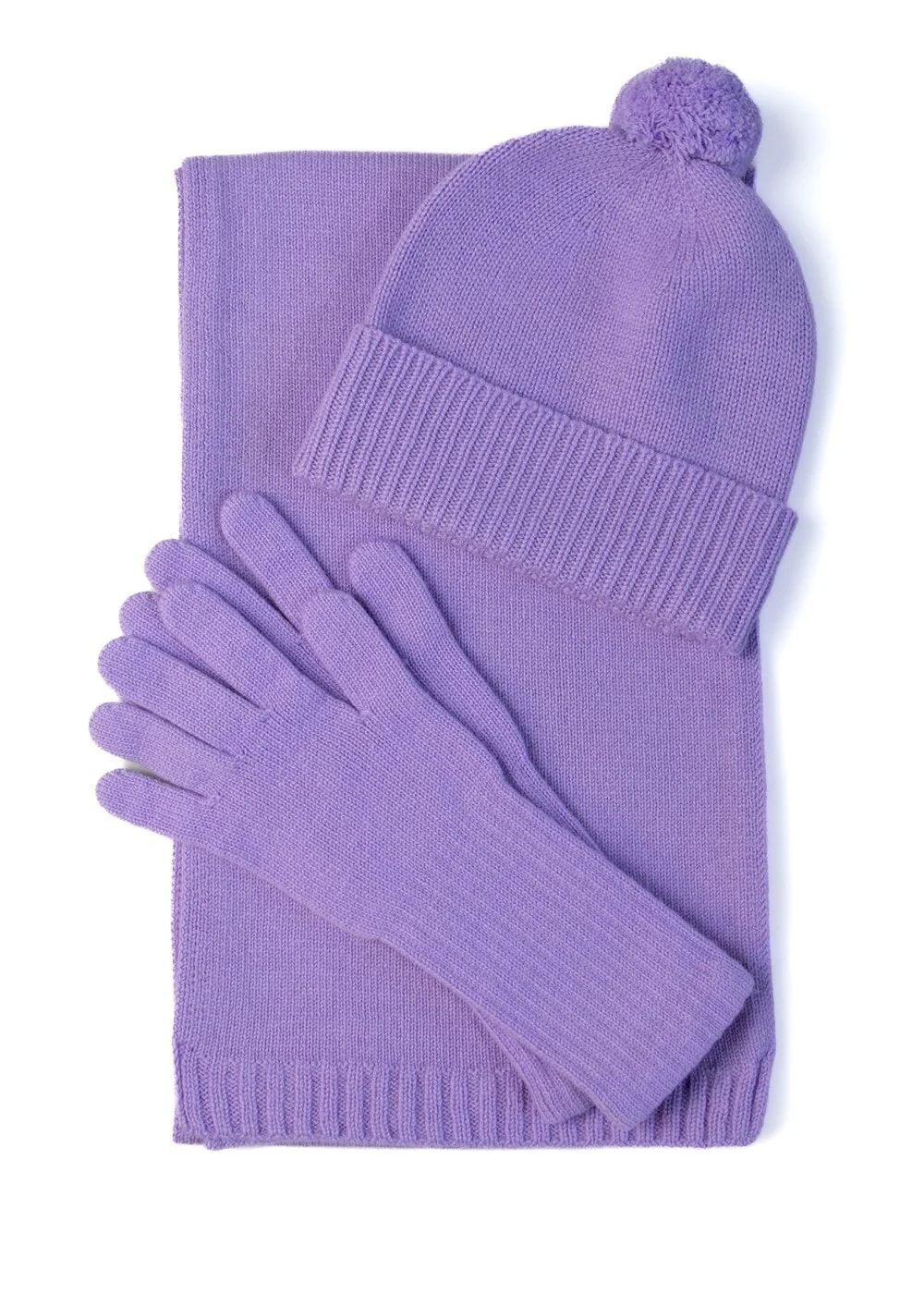 Briar Cashmere Pom Pom Beanie - Image 4