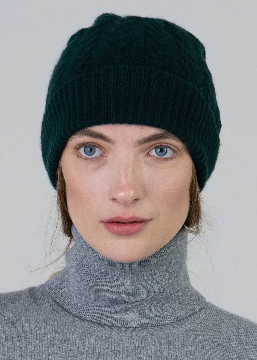 Cashmere Cable Hat