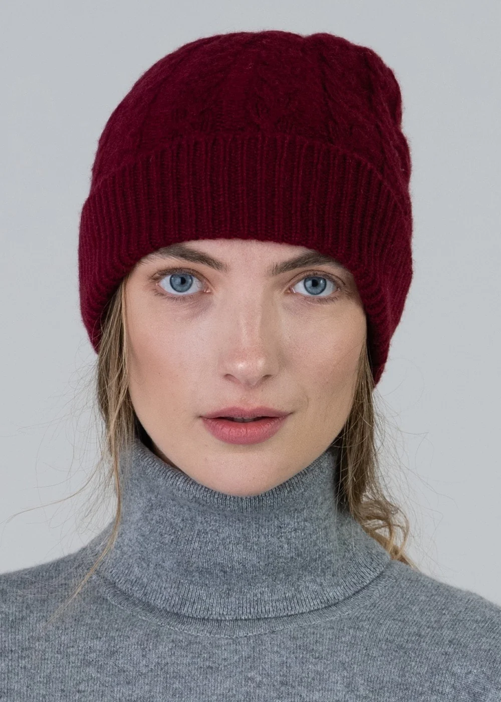 Cashmere Cable Hat