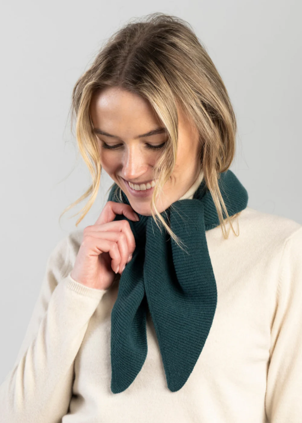 Cashmere Foulard Neck Tie - Image 3