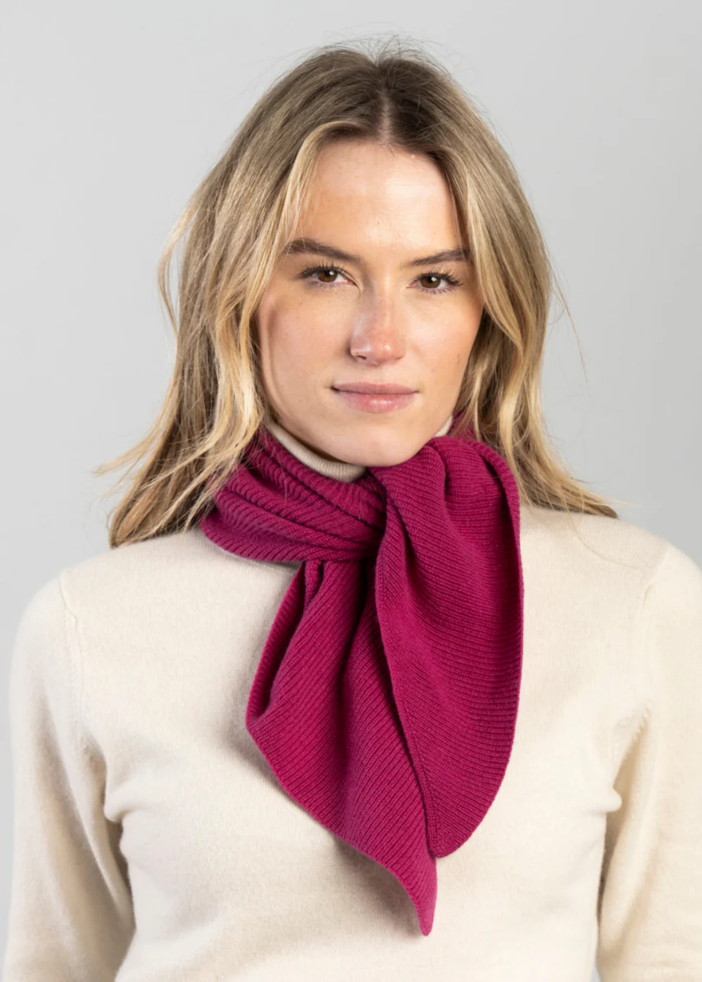 Cashmere Foulard Neck Tie - Image 4