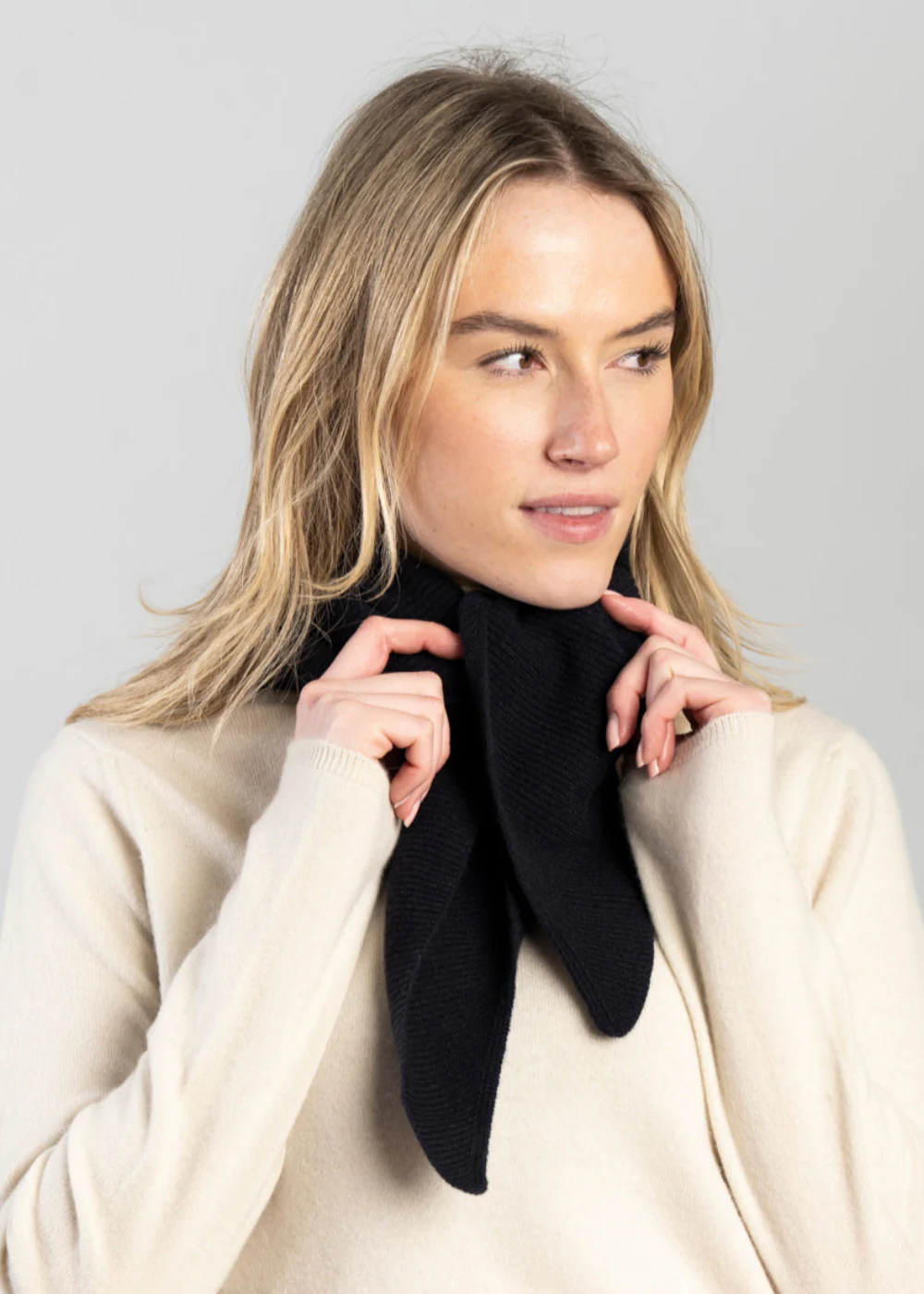Cashmere Foulard Neck Tie - Image 2