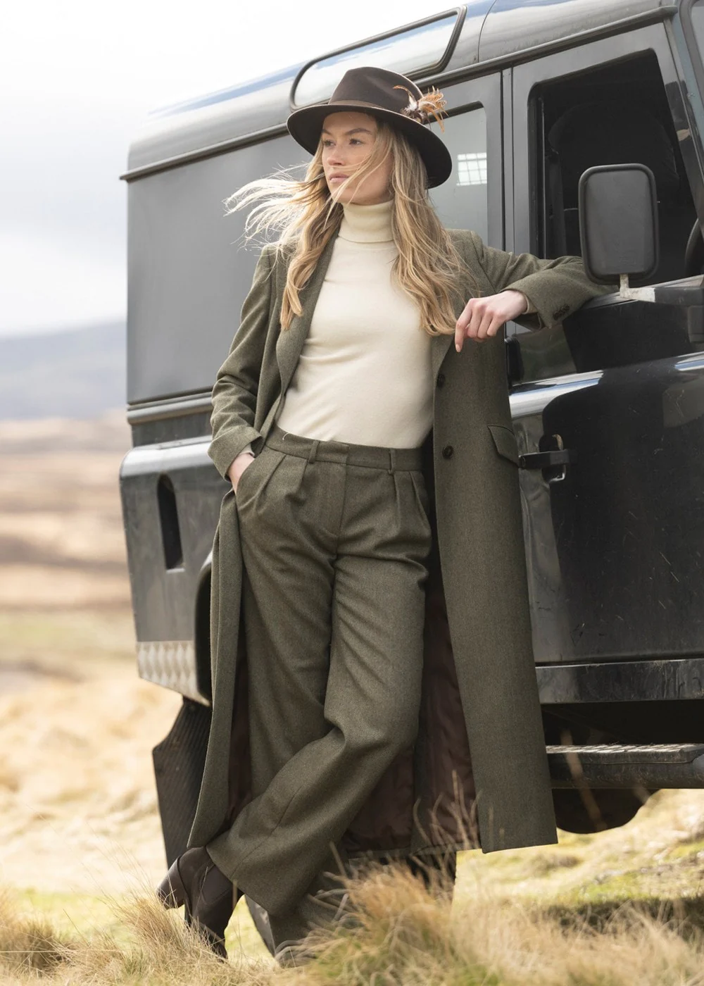 Catherine Tweed Coat - Image 2