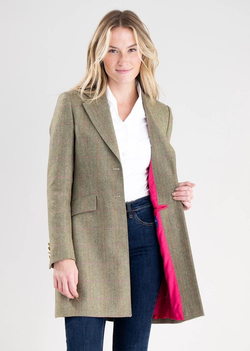 Elena Cashmere Long Jacket - Image 3