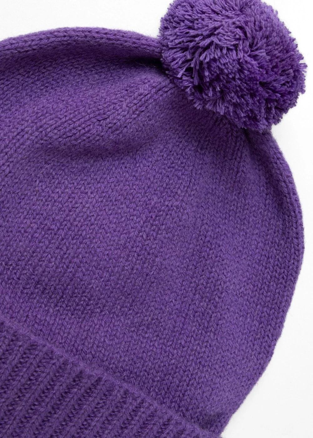 Fliss Lambswool Pom Pom Beanie - Image 2